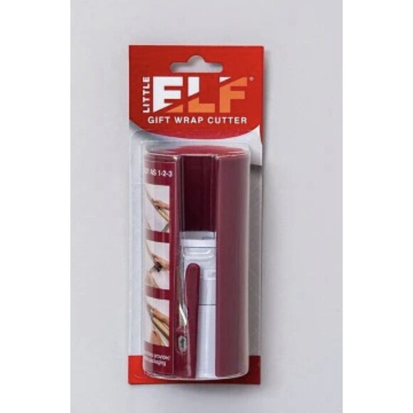 Little Elf Gift Wrap Cutter Red - Picture 2 of 5